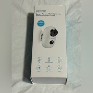 Conico Battery Powered Security Camera Place it watch anywhere battery audio